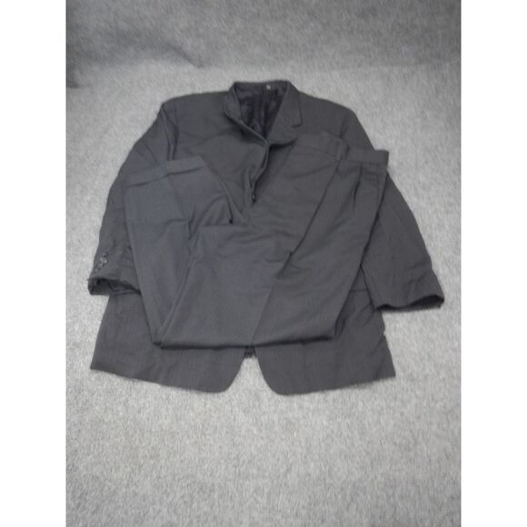 Calvin Klein Two Piece‎ Suit Jacket Blazer Men's Size 46R Charcoal Gray - Picture 1 of 16